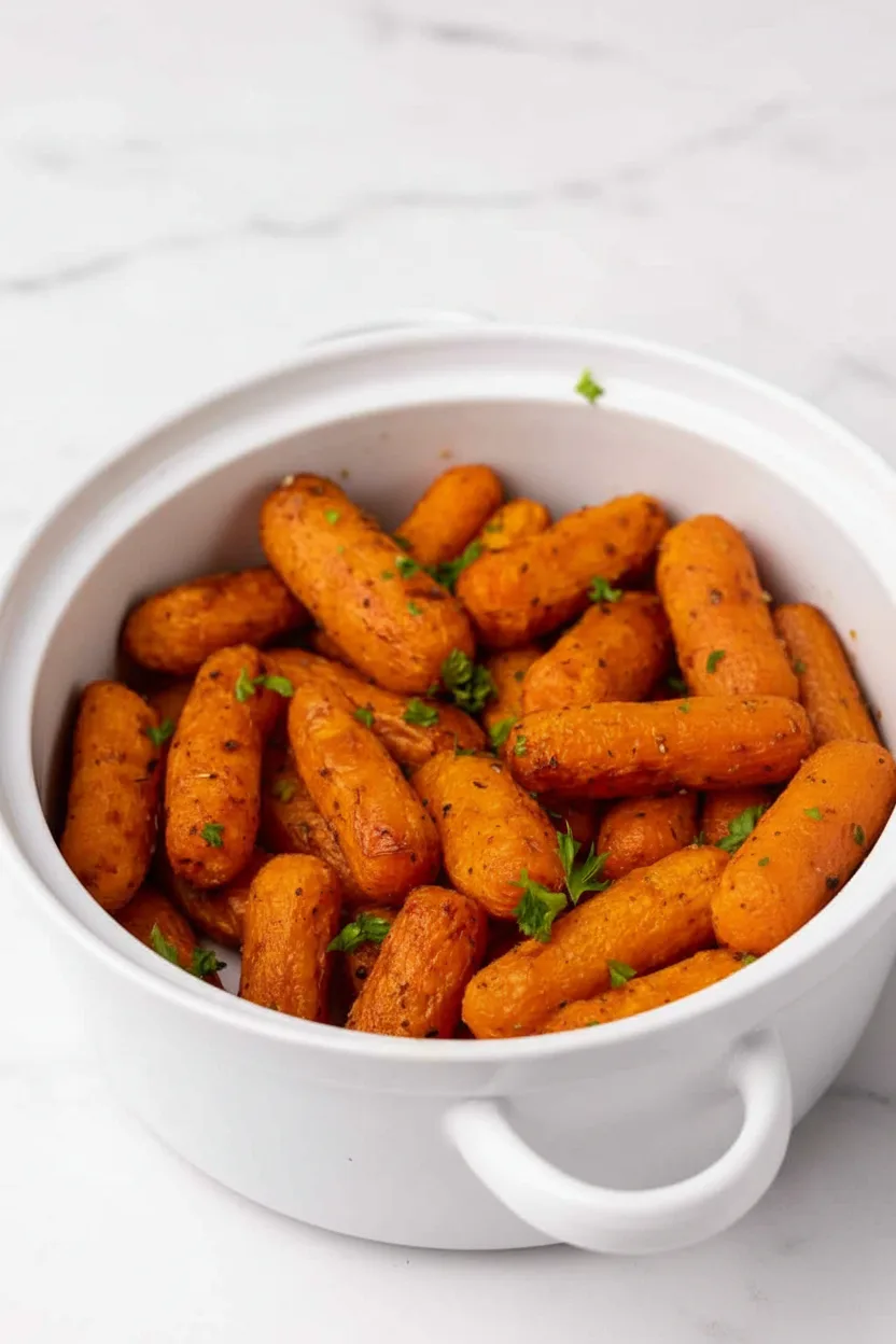 Babykarotten aus der Heißluftfritteuse