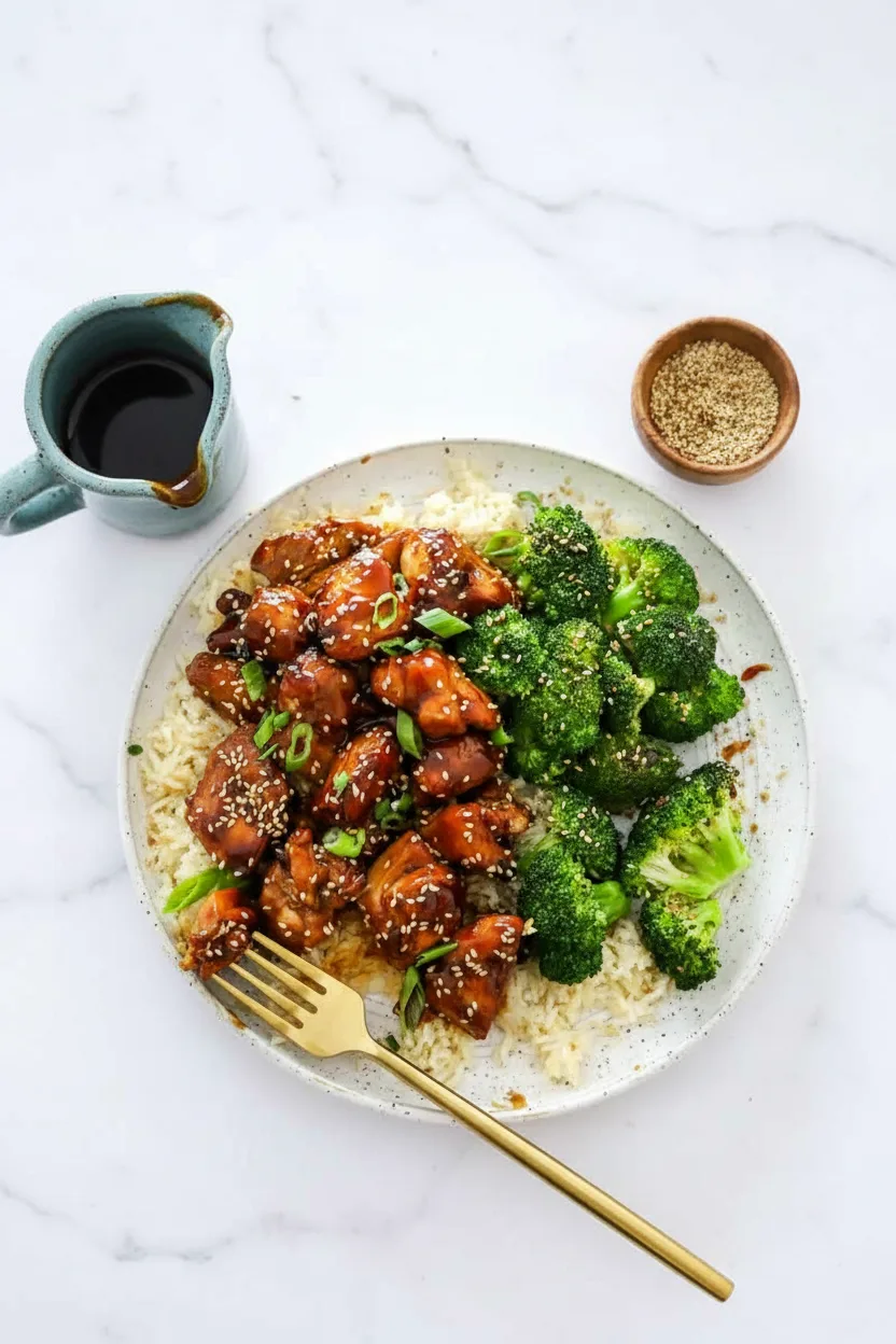 Bestes Airfryer-Teriyaki-Hähnchen – glutenfrei