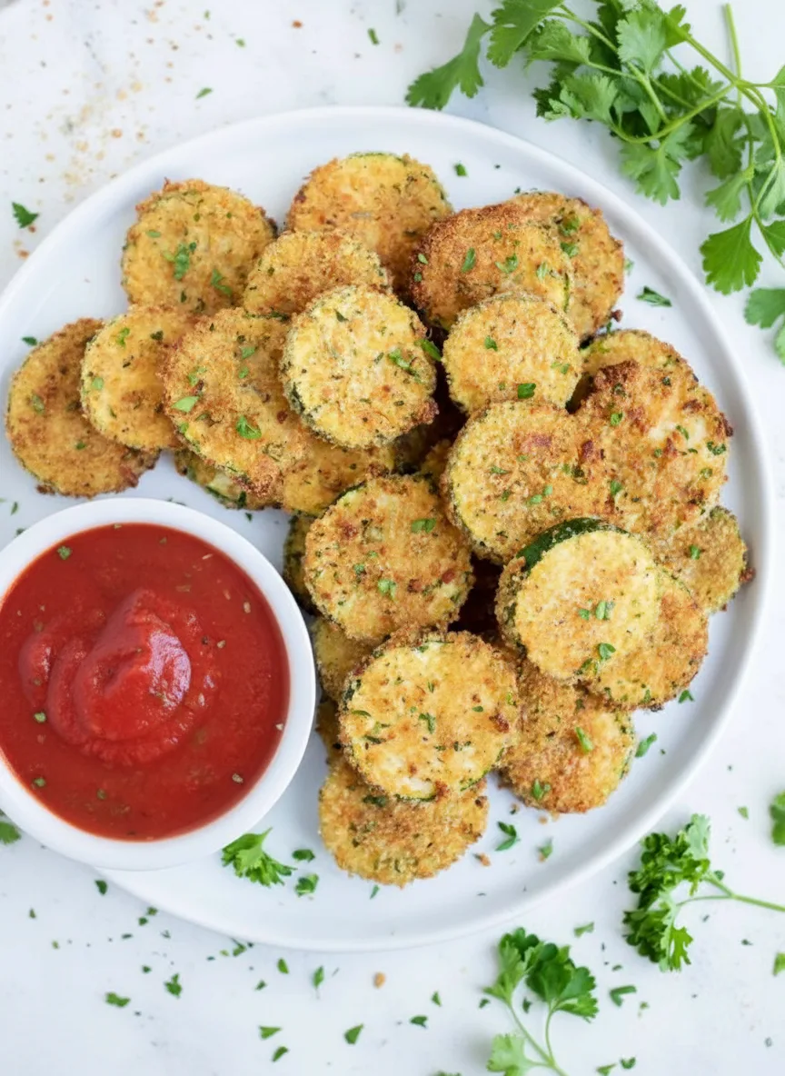 Die besten Zucchini-Chips aus der Heißluftfritteuse