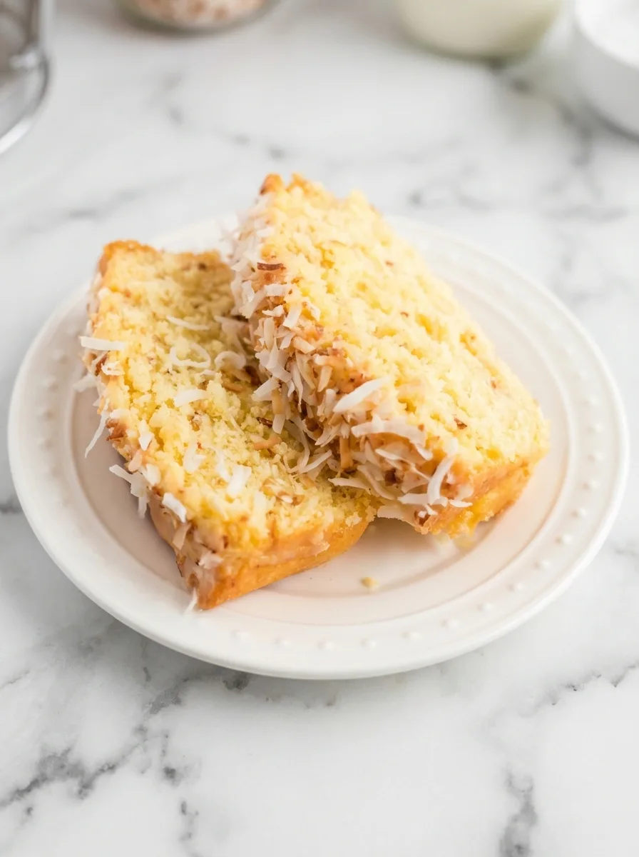 Buttermilchkuchen mit Kokos