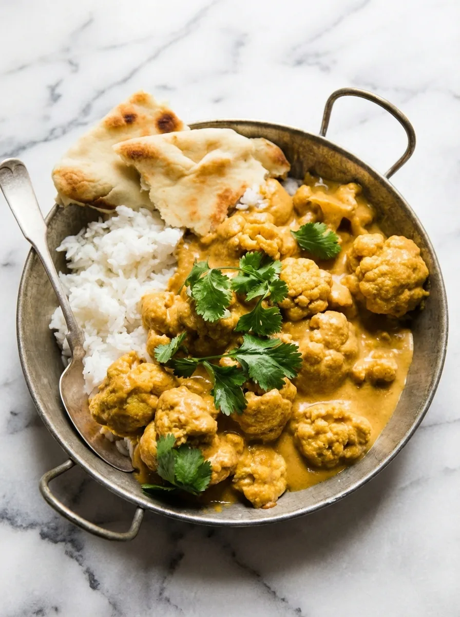 Cremiger Blumenkohl-Curry aus dem Backofen