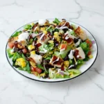 Gesunder BBQ-Hähnchen-Gehacktsalat – Rezept