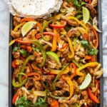 Hähnchen-Fajitas vom Blech