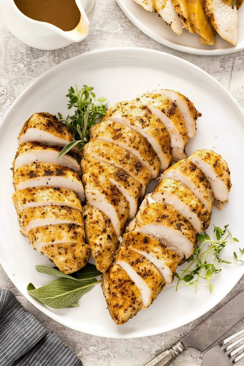 Hähnchenbrust aus dem Slow Cooker