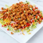 Honig-scharfer Hähnchensalat