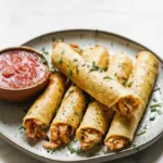 Knusprige Hähnchen-Taquitos