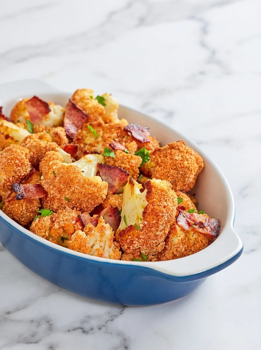 Knuspriger Blumenkohl aus dem Ofen