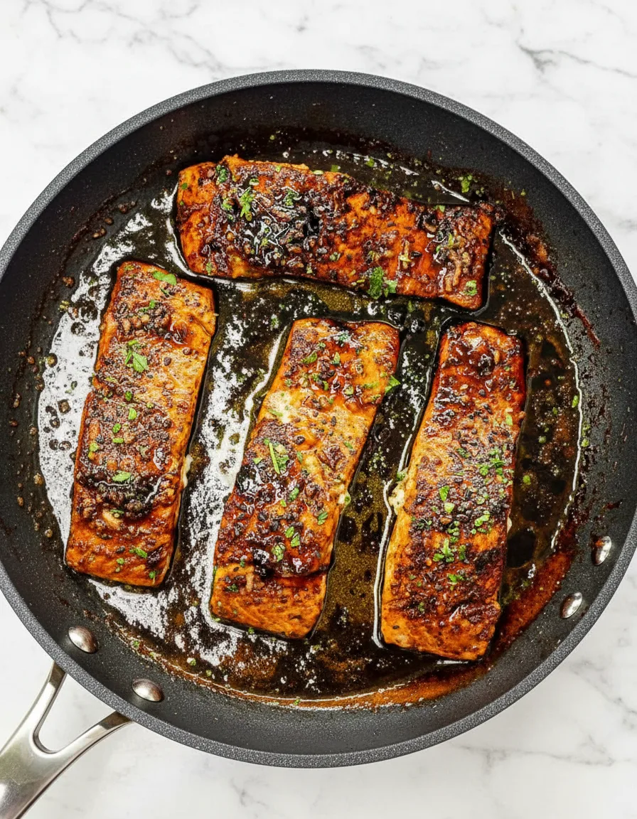 Lachs mit Cajun-Honig-Butter