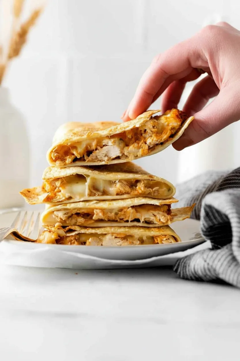 Quesadilla aus der Heißluftfritteuse