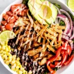 Scharfer südwestlicher Hähnchensalat