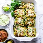 Vegetarische Gefüllte Paprika mit Reis