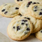 Zitronen Blaubeer Kekse weich und saftig
