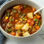 Beste Hackfleisch-Gemüsesuppe