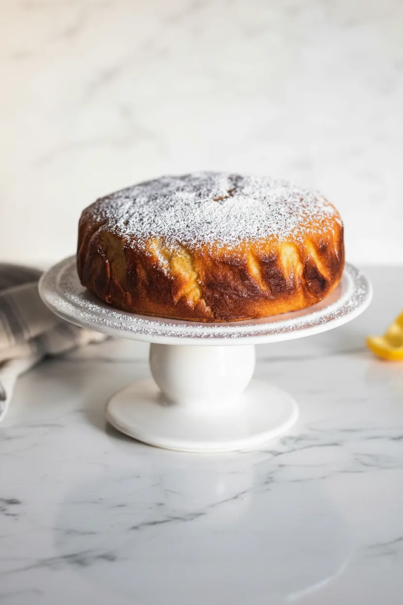 Ein-Schüssel-Zitronen-Dessertkuchen