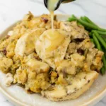 Einfaches Crockpot-Hähnchen-mit-Füllung-Rezept