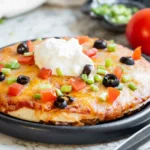 Einfaches mexikanisches Pizza-Rezept aus dem Airfryer