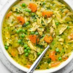 Entzündungshemmende Kurkuma-Hühnersuppe