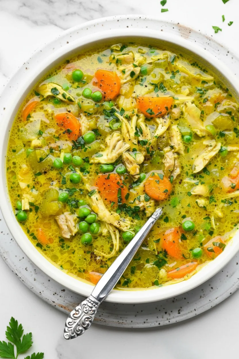 Entzündungshemmende Kurkuma-Hühnersuppe