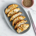 Gefrorene Teigtaschen im Airfryer zubereitet