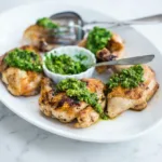 Gegrilltes Hähnchen mit Salsa Verde