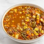 Hamburger-Gemüsesuppe
