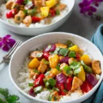 Hawaiianisches Hähnchen vom Blech