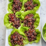 Herzhafte Hackfleisch-Salat-Wraps