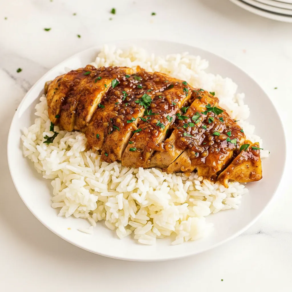 Honig-Knoblauch-Hähnchenbrust