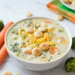 Käse-Gemüse-Chowder