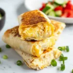 Käse-Knoblauch-Hähnchen-Wrap