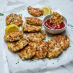 Käsige Keto-Hähnchen-Frikadellen