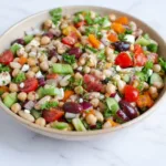 Mediterraner Bohnensalat