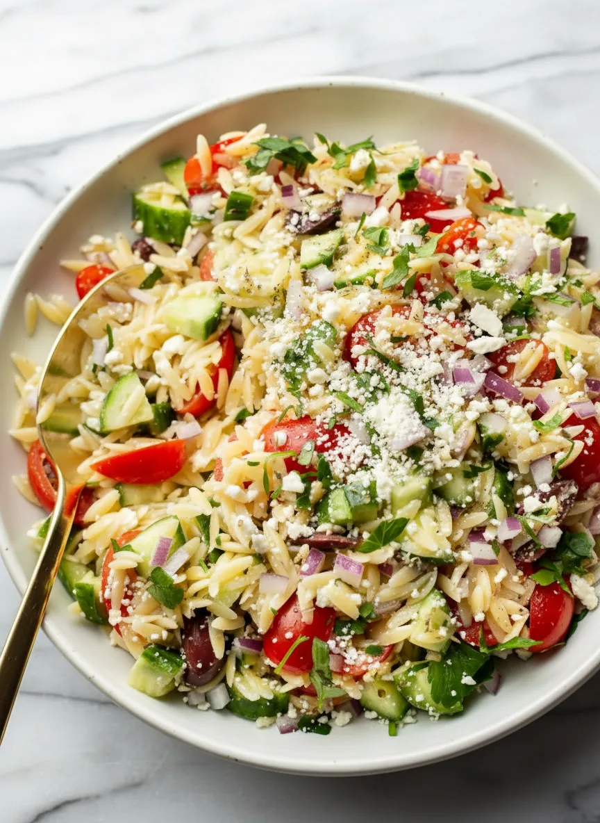 Mediterraner Orzo-Salat