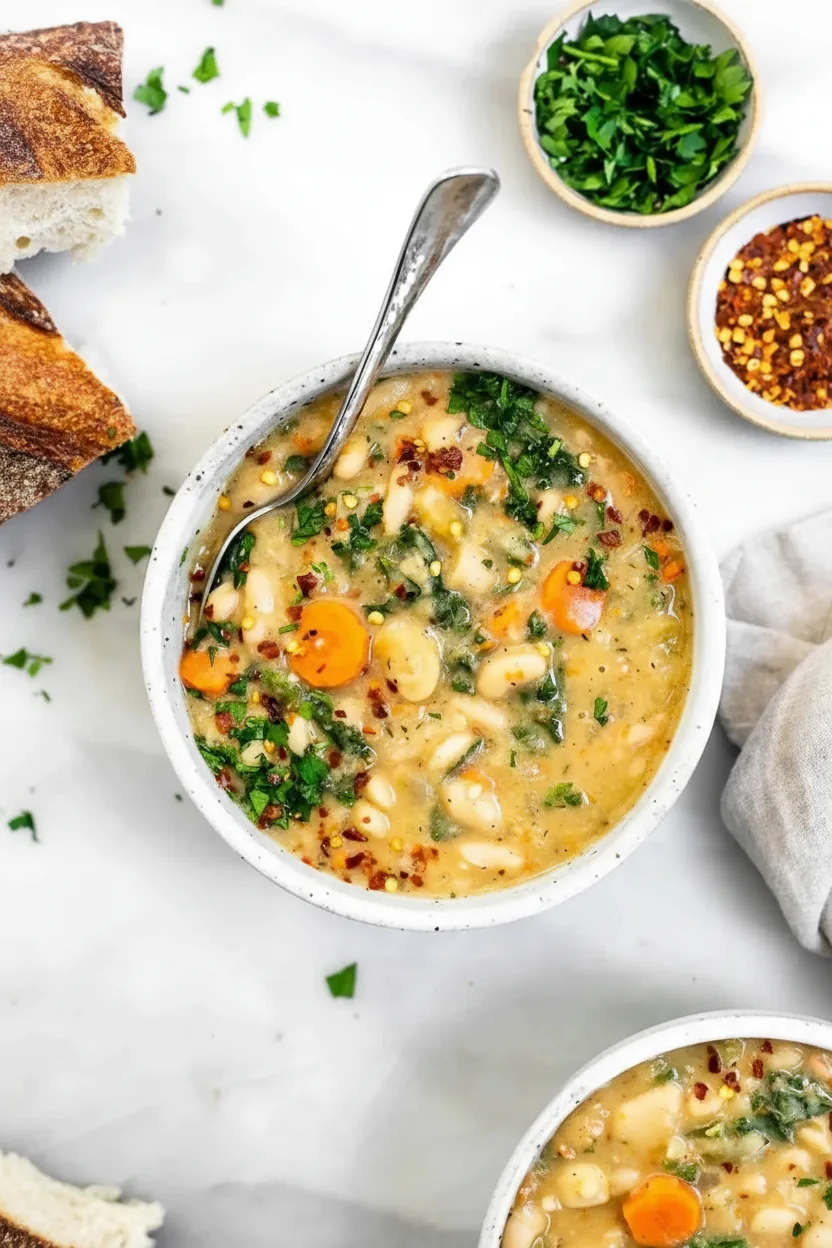 Toskanische weiße-Bohnen-Suppe