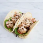 Würziger Knoblauch-Hähnchen-Wrap