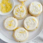 Zitronen-Frischkäseplätzchen