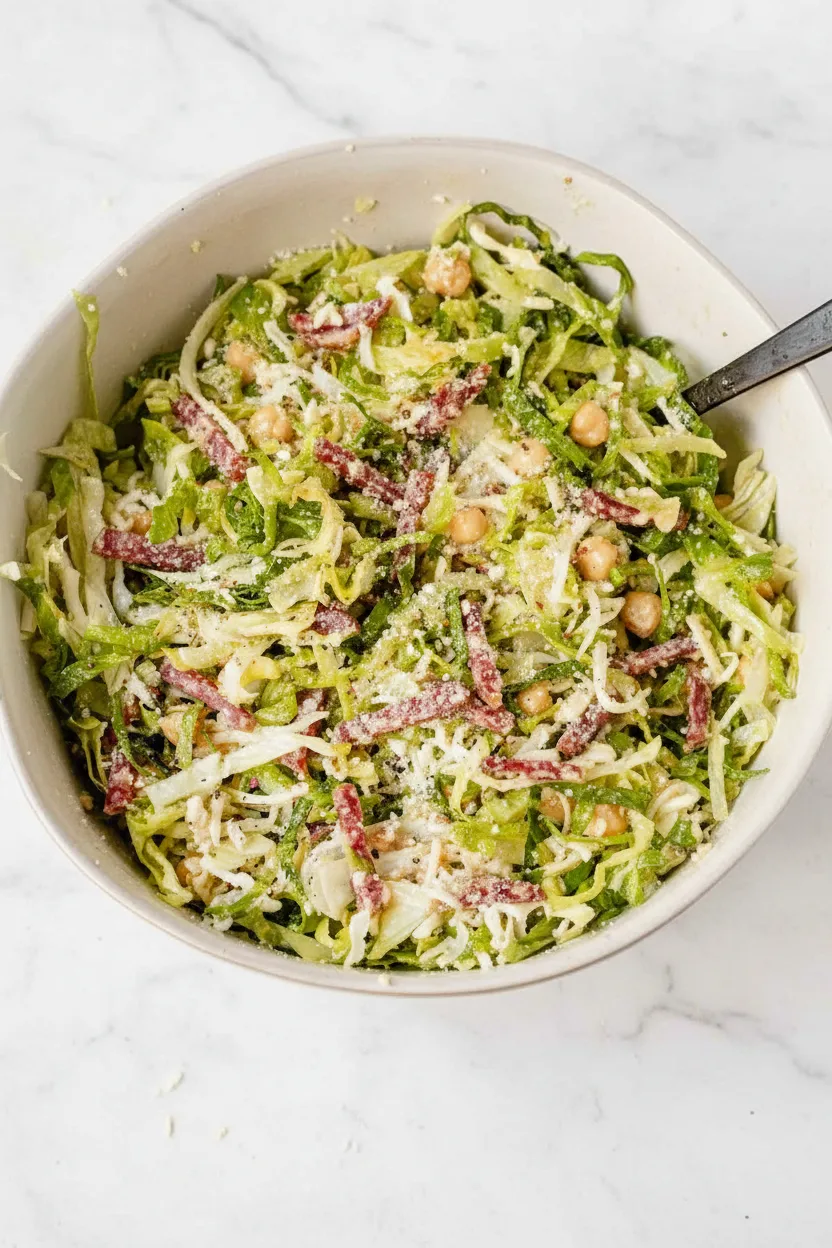 Berühmter La-Scala-gehackter Salat