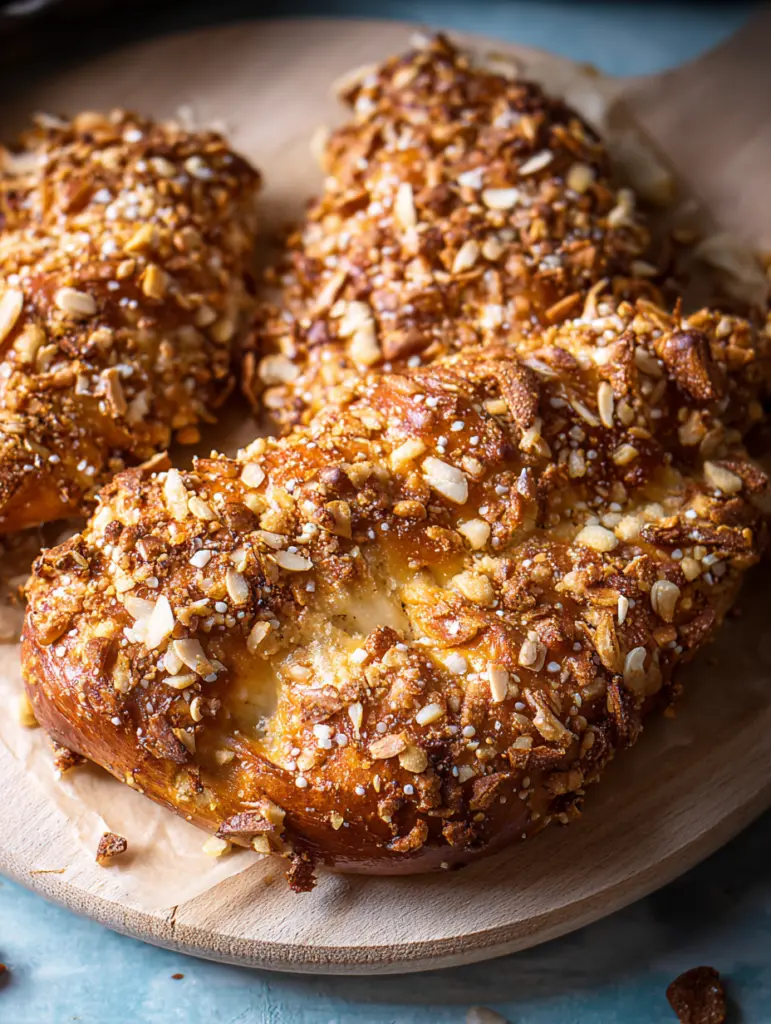 Brezel-Kruste Hähnchenbrust