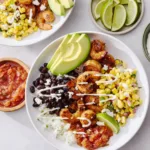 Chipotle Garnelen Taco Bowls
