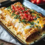 Cremige Queso-Hähnchen-Enchiladas
