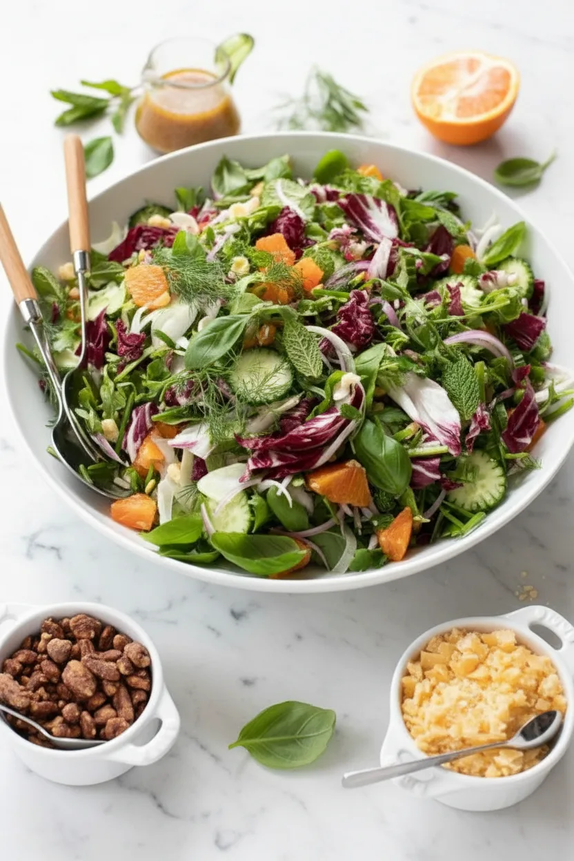 Einfacher Zitronen-Gartensalat