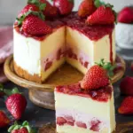 Erdbeer-Käsekuchen als Geburtstagsdessert