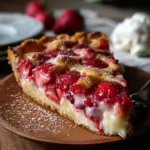 Erdbeer-Rhabarber-Pudding-Pie