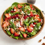 Erdbeer-Spinat-Salat