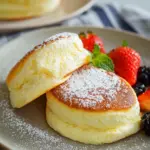 Fluffige japanische Soufflé-Pfannkuchen