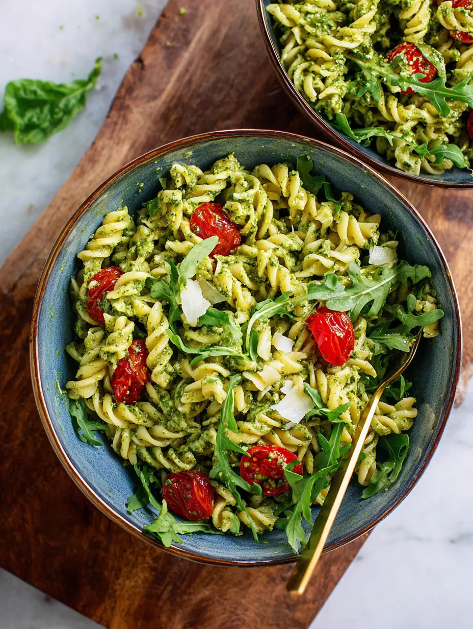 Frischer Pesto-Pasta-Salat