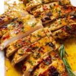 Gegrillte Hähnchenbrust mit Honig-Senf