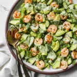 Gesunder Garnelen-Avocado-Salat