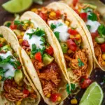 Gezupftes Hähnchen Taco Meal Prep
