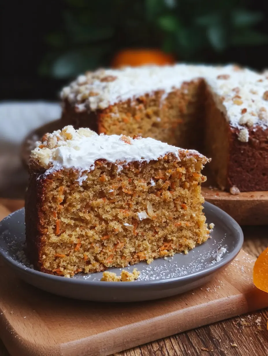 Glutenfreier saftiger Karottenkuchen